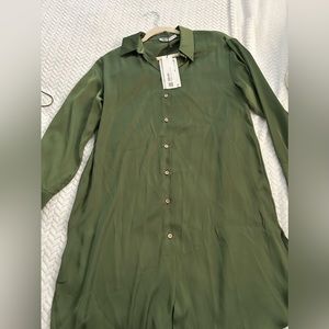 Zara satin shirt